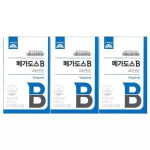 고려은단 메가도스B 비타민B군 850mg x 60정 3개 / 써클 461830