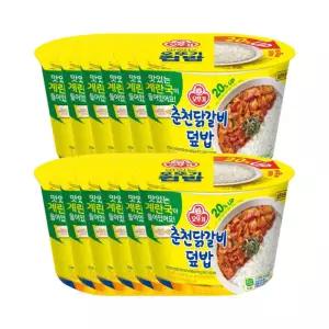 오뚜기 컵밥 춘천닭갈비덮밥 315g, 12개