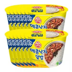 오뚜기 컵밥 매콤낙지덮밥 285g, 12개