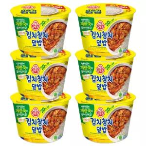 오뚜기 컵밥 김치참치덮밥 315g, 6개
