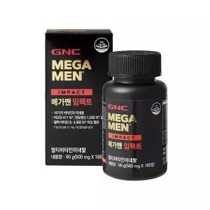 [지앤씨][GNC] 메가맨 임팩트 (500mg X 180정 / 3개월분) 482319
