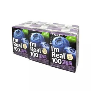 아임리얼100 고농축 블루베리 120ml (6개입)