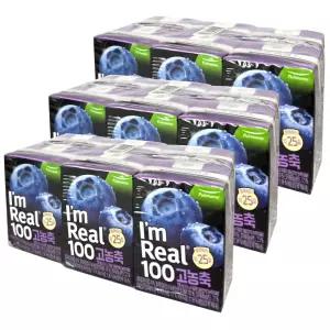 아임리얼100 고농축 블루베리 120ml (6개입) x 3개