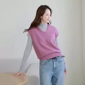 르포엠 최초가 99,000원울100 루미안 홀가먼트 후드 베스트