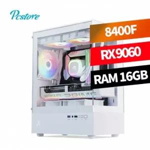 피씨스토어 월간 베스트 게이밍PC 8400F RX 9060 라라랜드 (16GB, M.2 500GB)