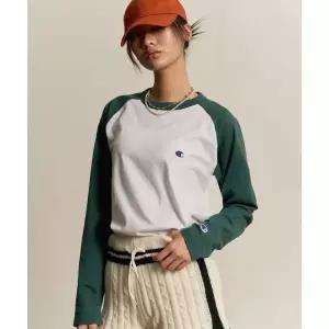 챔피온 CHAMPION C로고 나그랑 긴팔 티셔츠 Dark Green 943389