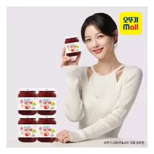 [오뚜기] LightJoy 당을 줄인 논산딸기쨈 290g 4개 499056