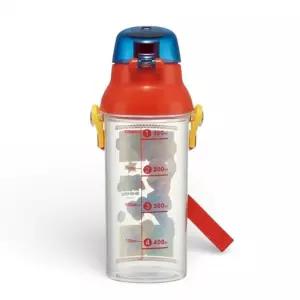 굿포머스 슈퍼마리오 원터치 클리어 눈금보틀 480ML 피크닉보틀 키즈투명물병 아이물병