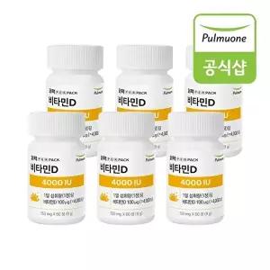 [풀무원 건강생활]풀무원 비타민D 400IU 9g x 60정(60일분) 6세트