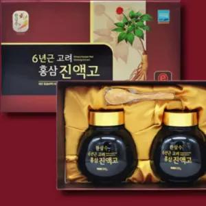 6년근 한삼수 진액고 고려홍삼 500g 2병 선물 세트