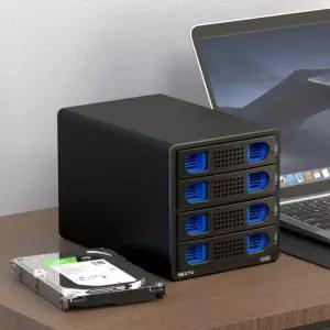 가정용 외장하드 보관타워 원본영상 C타입 전송 4구 스토리지 HDD 트레이 클라우드 SSD 하드독 전산실 관공