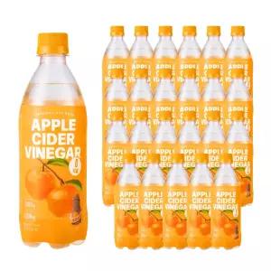 클룹 애사비소다 대용량 편의점 제주감귤 제로음료 500ml 24개