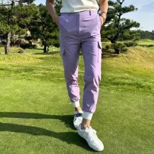 [클리어런스]라일락 퍼플 바이올렛 카고 팬츠_5