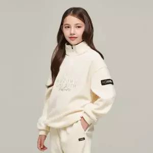 내셔널지오그래픽 키즈 K244USW990 코듀로이 반집업 맨투맨 CREAM 508610