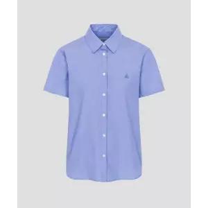 매장정품 빈폴 BEANPOLE LADIES 써머 필라필 반소매 셔츠 블루 (BF6465C72P) BF6465C72P 266199