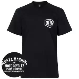 데우스엑스마키나 블랙 도쿄 하라주쿠 어드레스 티셔츠 D261MTS126 BLACK