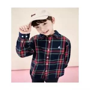 빈폴 키즈 홀리데이 기모 체크 셔츠 레드 BI5X64U016 5X64U 5606879