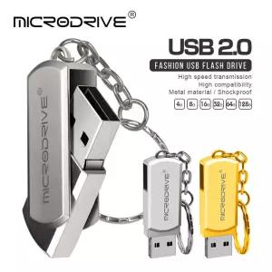 금속 USB 플래시 드라이브 4GB8GB 펜 OTG 8 16 32 64 Pendrive 메모리 스틱 U 방수