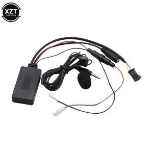 Bluetooth 5.0 어댑터 Aux 케이블 메르세데스 호환 벤츠 호환 ECLSSLK 2004-2008 용 마이크 포함 Comand 시