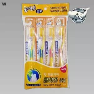 효과적인 미세모 칫솔 나노 금이온 클린