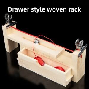 휴대용 직조 비즈  기계 DIY 쥬얼리 제작 도구 (탄성끈  체코 바늘 포함) 팔찌  목걸이 (공예가용)