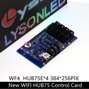 LED기판 HUIDU HDWF4 WIFI HUB75 포트 휴대 전화 제어 LED 무선 디스플레이 카드 통신 모듈
