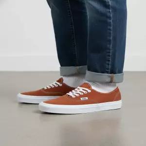 반스 VANS 어센틱 - 피그 스웨이드 번트 오렌지 / VN000D7YBTO1 72Y018 57Y283