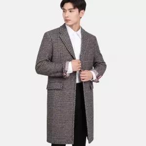 톰브라운 프린스 싱글 벤트 울 오버코트 MOC906H F0108 210