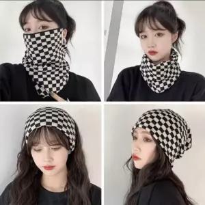 4in1 바라클라바 방한 멀티마스크 넥워머 겨울 가을 헤어밴드반다나 여성반다나