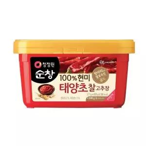 [청정원](강남점) 순창 100% 현미찰고추장 1.7kg+300g(1개)