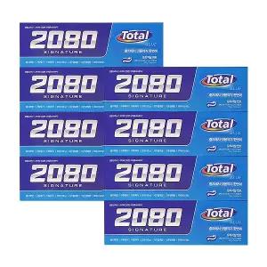 애경 2080 시그니쳐 토탈 블루치약 125g 4입 x2