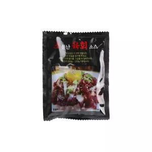 소문난 육회소스 간장맛 40g 낱개 양념육회 육사시미