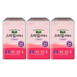 디펜드 스타일라이너 여성용, 스위트플로럴, 롱, 28매, 3개(84매)