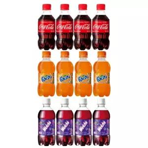 환타오렌지 코카콜라 웰치스포도 300ml 3종세트 12병