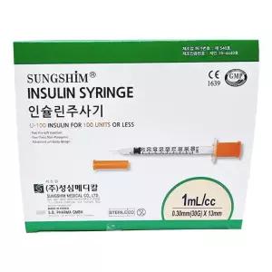 성심 인슐린주사기 1cc 30G 13mm 100개입