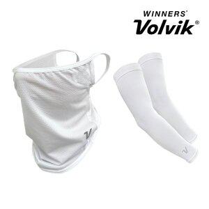 [볼빅] 뉴아쿠아엑스 UV차단 냉감 스포츠, 골프 마스크 토시 세트