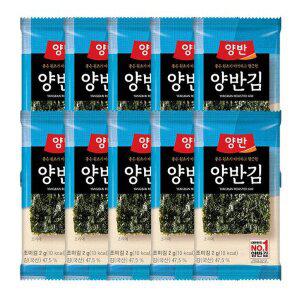[동원] 양반 양반김 4D호 도시락김 (6매입 x 10P) 2개