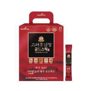 [건강기능식품]메디트리 고려 홍삼정 골드 스틱 1박스 100포 대용량