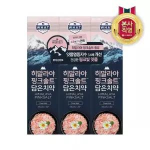 [온가족 여름치약] 히말라야핑크솔트 담은 치약 플로럴, 100g x3개