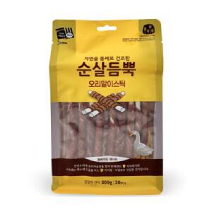 [채널펫] 순살듬뿍 오리말이스틱 300g 6개