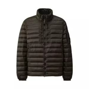 [정품 보증] C.P. 컴퍼니 D.D 쉘 칼라 집 다운 자켓 블랙 - 24FW C.P. Company D.D. Shell Collar Zip Down