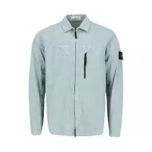 [정품 보증] 스톤아일랜드 106WN 올드 트리트먼트 오버셔츠 스카이 블루 - 23SS Stone Island 106WN Old