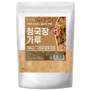 국산 청국장 가루 500g 청국장콩 100%