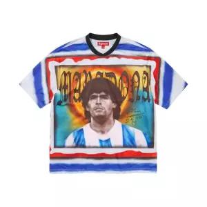 [정품 보증] Supreme Maradona Soccer Jersey Multicolor 슈프림 마라도나 사커 저지 멀티컬러 - 24SS
