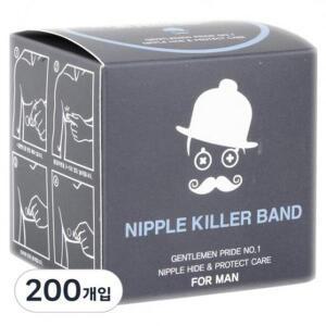에스씨위더스 남성 니플킬러밴드 25mm 200개입 one option
