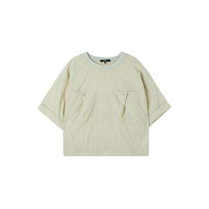 나일론 턱 포켓단추블라우스 AQ2WB620