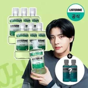 [리스테린][캐비티100mlx2개증] 리스테린 내추럴 그린티 마일드 250ml x6