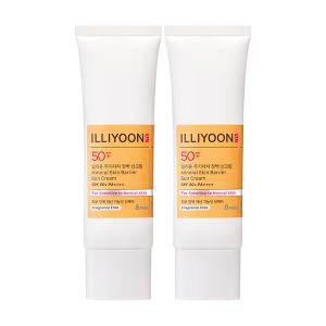 일리윤 무기자차장벽 선크림 50ml, 2개
