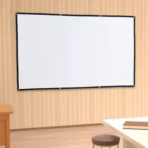 이동형 빔프로젝터 스크린 221x125cm 16:9 영화감상 원룸빔프로젝터