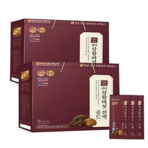 더존건강 천마상황버섯 진액골드 60ml x 30포 x 2개
